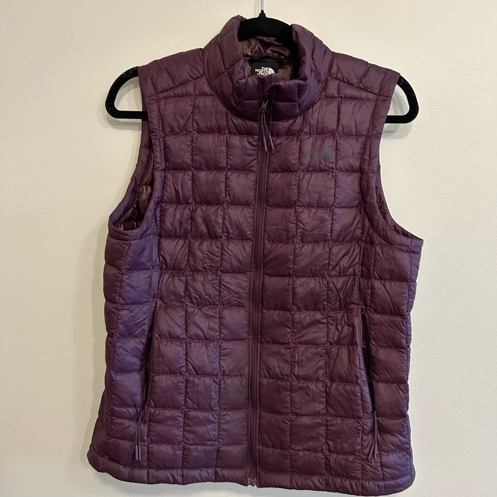 The North Face Women's Purple Quilted Vest